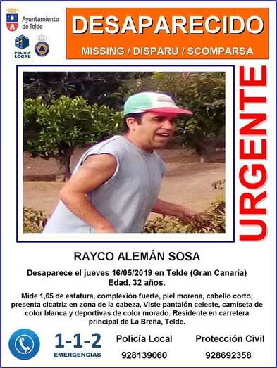 Imagen del cartel que difundido desde la Policía Local y Protección Civil de Telde (Foto TA)